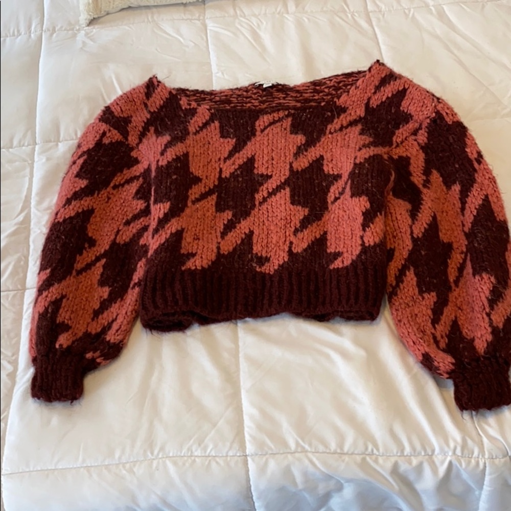 Pink Pattern Sweater